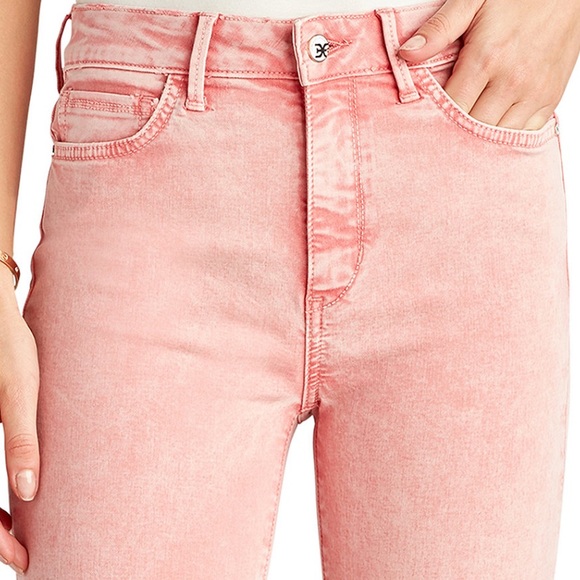 Sam Edelman Pink skinny jeans high rise NWT $98 - Picture 5 of 6